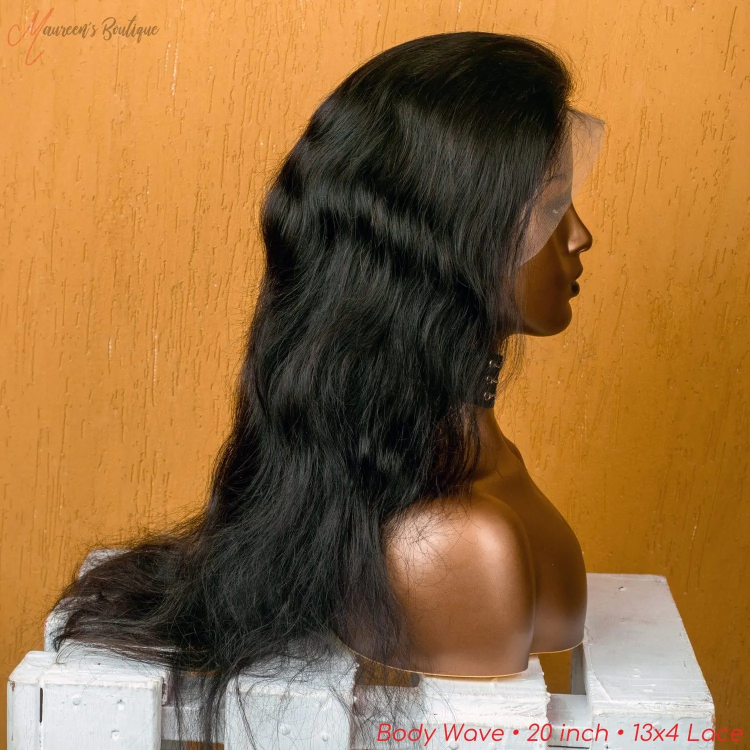 Body Wave 13x4 human hair wig 20 inch maureens.com 2