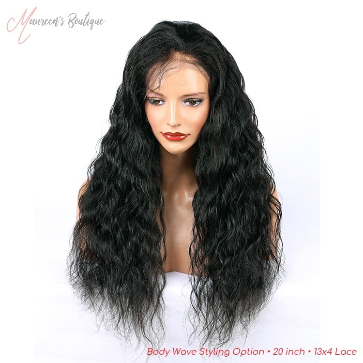 Body Wave wig styling example 7