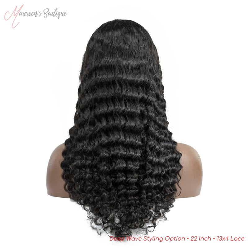 Deep wave wig styling example 2