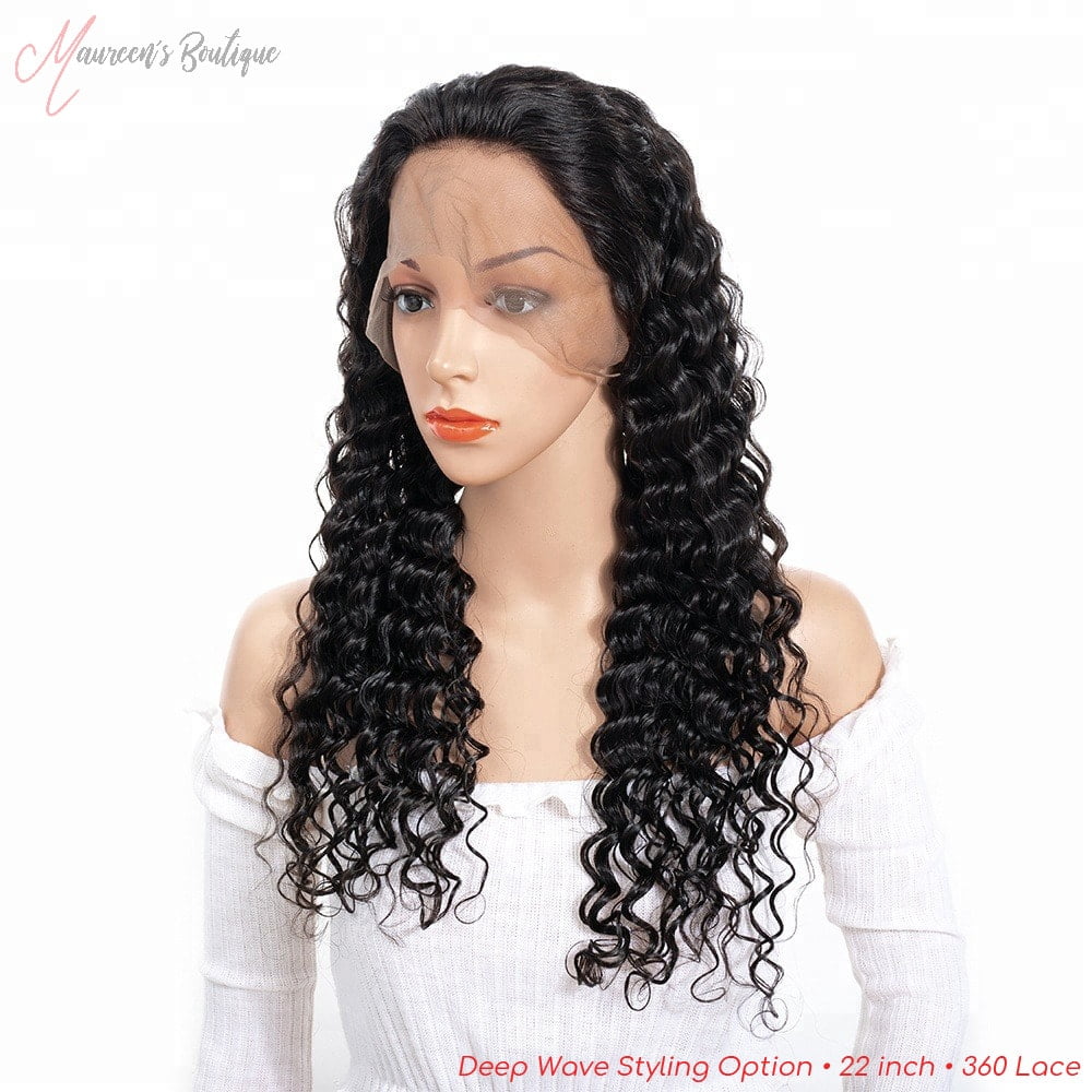 Deep wave wig styling example 7