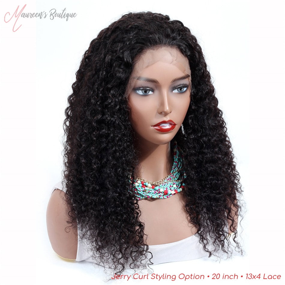 Jerry Curl wig styling example 1