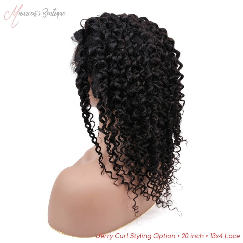 Jerry Curl wig styling example 5