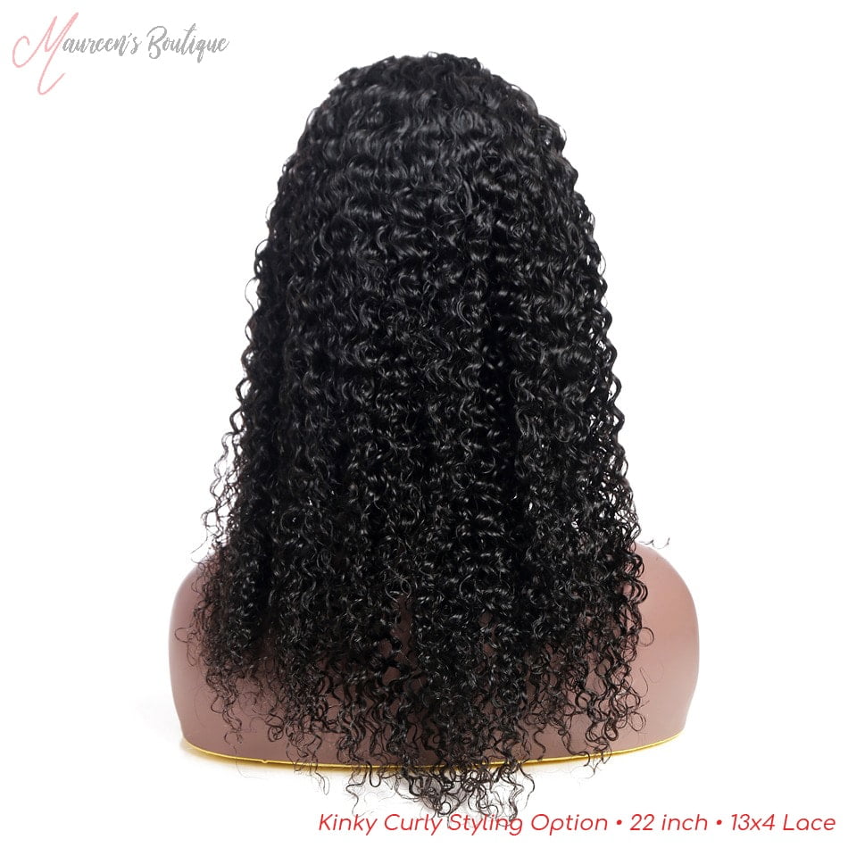 Kinky Curly wig styling example 5
