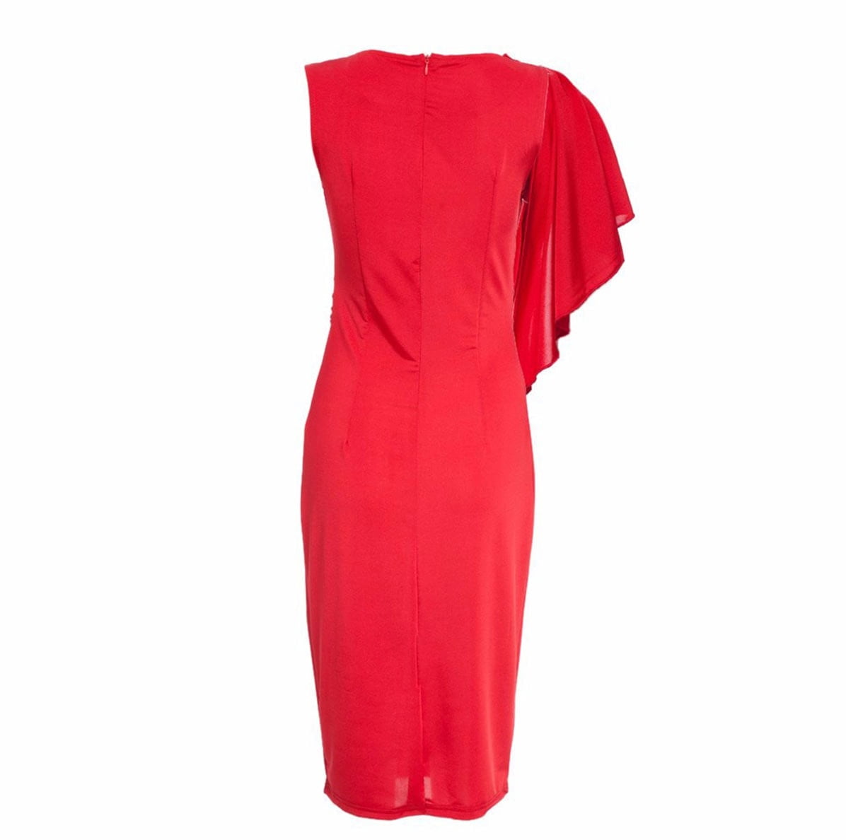 M0188 red6 Short Sleeve Dresses maureens.com boutique