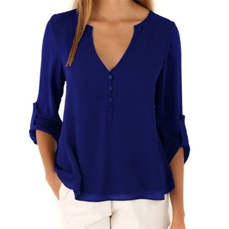 M0225 blue1 Blouses Tops Shirts maureens.com boutique