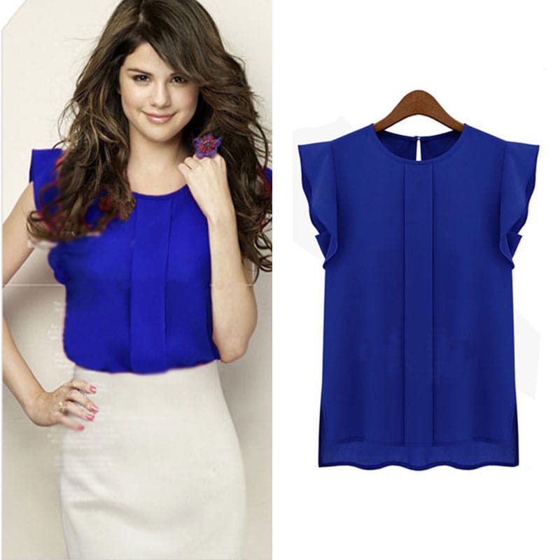 M0265 blue1 Business Formal Tops Shirts maureens.com boutique