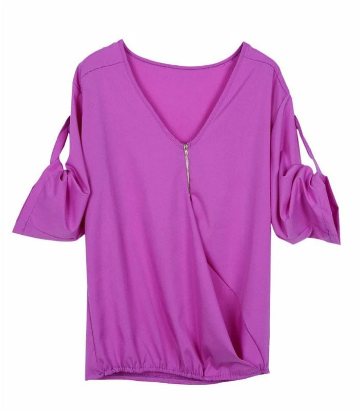 M0266 purple2 Blouses Tops Shirts maureens.com boutique