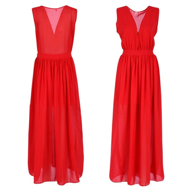 M0285 red4 Maxi Dresses maureens.com boutique