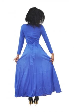 M0293 blue3 Long Sleeve Dresses maureens.com boutique