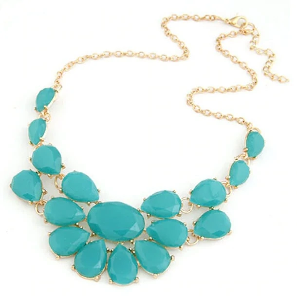 M0298 skyblue1 Jewelry Accessories Necklaces Chokers maureens.com boutique