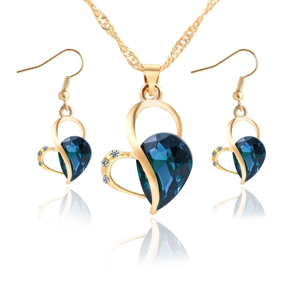 M0303 blue1 Jewelry Accessories Jewelry Sets maureens.com boutique
