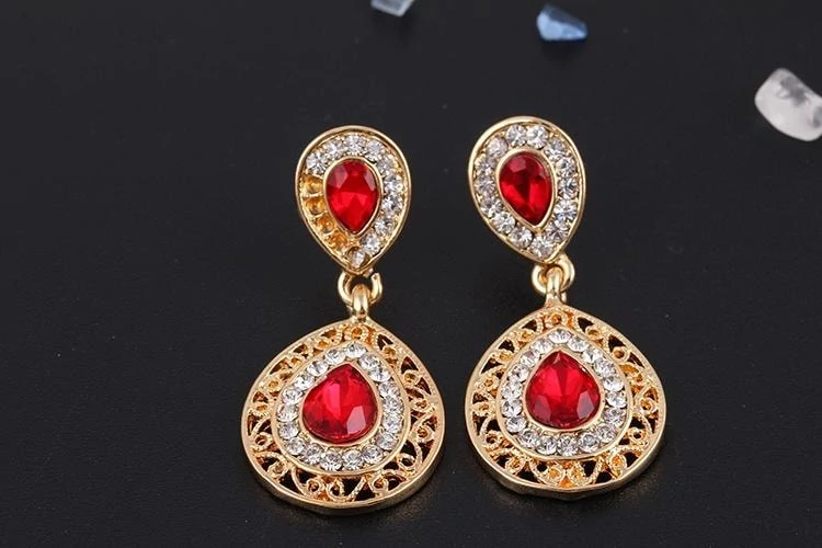 M0304 red4 Jewelry Accessories Jewelry Sets maureens.com boutique