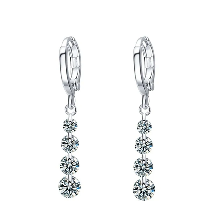 M0306 silverwhite1 Jewelry Accessories Earrings maureens.com boutique