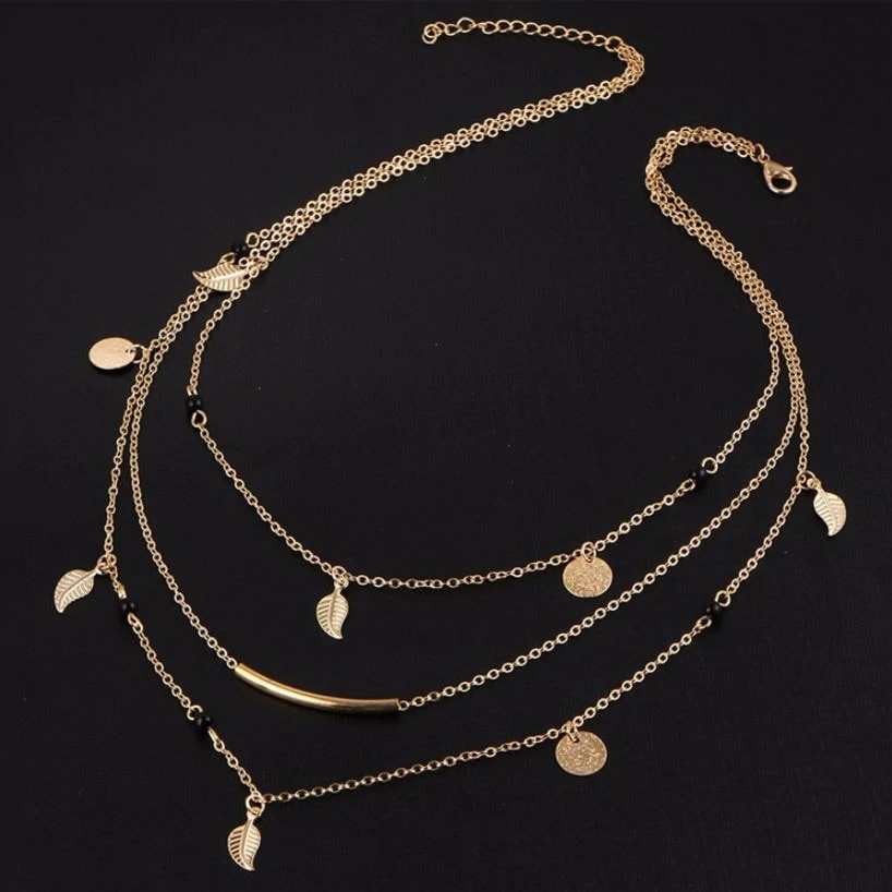 M0315 gold 5sty6 Jewelry Accessories Necklaces Chokers maureens.com boutique
