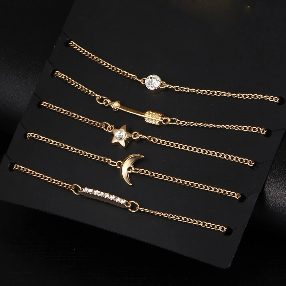 M0327 gold1 Jewelry Sets Bracelets maureens.com boutique