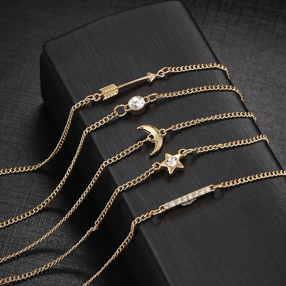 M0327 gold2 Jewelry Sets Bracelets maureens.com boutique