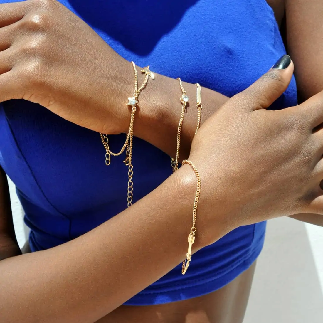 M0327 gold8 Jewelry Sets Bracelets maureens.com boutique