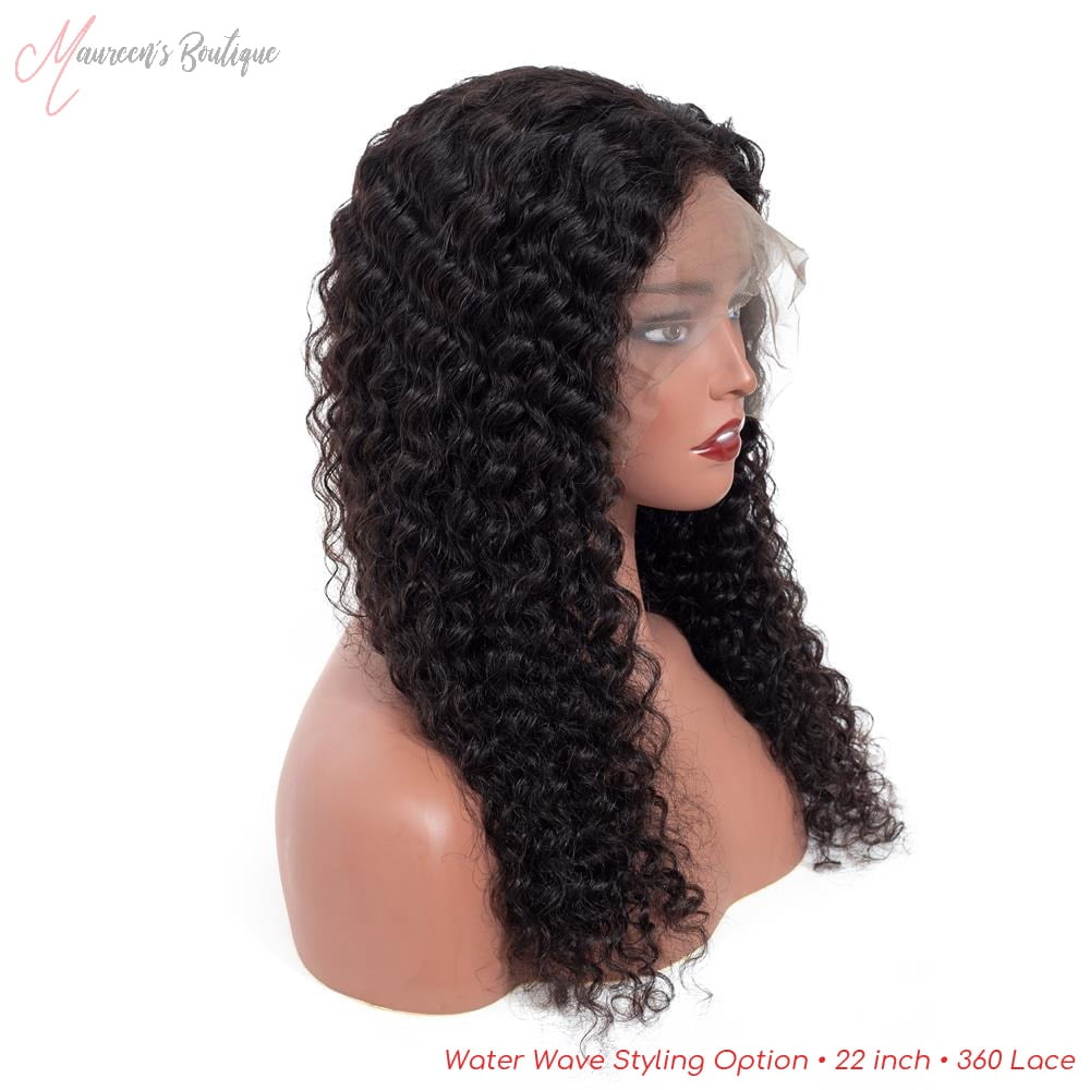 Water wave wig styling example 4